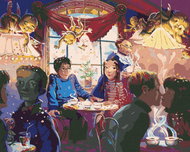 Zuty - Harry potter and cho chang on a date, 40×50 cm, without frame and without canvas shut off - Painting by Numbers