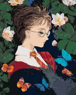 Zuty - Harry Potter and the Butterflies, 40×50 cm, without frame and without canvas shut off - Painting by Numbers