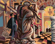 Zuty - Harry potter and pobert's plan, 40×50 cm, stretched canvas on frame - Painting by Numbers