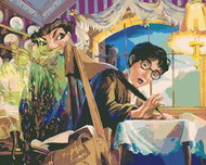 Zuty - Harry Potter's Punishment, 40×50 cm, stretched canvas on frame - Painting by Numbers