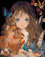 Zuty - Hermione and the Bloodsucker (harry potter), 40×50 cm, without frame and without canvas shut  - Painting by Numbers