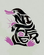 Zuty - Illustration of a rake (fantastic animals), 40×50 cm, stretched canvas on frame - Painting by Numbers