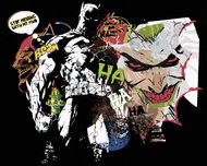 Zuty - Batman and the Joker comics, 40×50 cm, without frame and without canvas shut off - Painting by Numbers