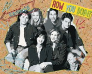 Zuty - Joey, phoebe, ross, chandler, monica, rachel (friends), 40×50 cm, stretched canvas on frame - Painting by Numbers