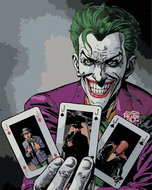 Zuty - Joker and Cards (batman), 40×50 cm, without frame and without canvas shut off - Painting by Numbers