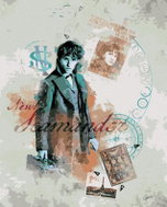 Zuty - Collage of scamander mollok (fantastic animals), 40×50 cm, without frame and without turning  - Painting by Numbers