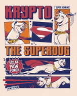 Zuty - Krypto the superdog poster (dc league of superdogs), 40×50 cm, without frame and without canv - Painting by Numbers