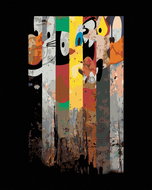 Zuty - Looney tunes, 40×50 cm, stretched canvas on frame - Painting by Numbers
