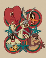Zuty - Looney tunes retro poster II, 40×50 cm, off canvas on frame - Painting by Numbers