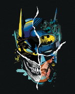 Zuty - Batman and the skull, 40×50 cm, without frame and without canvas shut off - Painting by Numbers