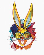 Zuty - Painted bugs bunny (looney tunes), 40×50 cm, stretched canvas on frame - Painting by Numbers