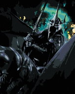 Zuty - Nazgûl in armour (Lord of the Rings), 40×50 cm, without frame and without canvas shut off - Painting by Numbers