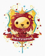 Zuty - Gryffindor (harry potter), 40×50 cm, stretched canvas on frame - Painting by Numbers