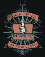 Zuty - Poster of a hand with a stick in a scamander's suitcase (fantastic animals), 40×50 cm, withou - Painting by Numbers