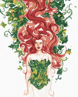 Zuty - Poison IVy (batman), 40×50 cm, stretched canvas on frame - Painting by Numbers