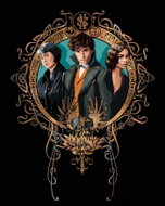 Zuty - Portrait of a newt scamander, Leta lestrange and porpentina goldstein (fantastic animals), 40 - Painting by Numbers