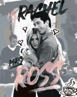 Zuty - Ross and rachel II (friends), 40×50 cm, unframed and without canvas - Painting by Numbers