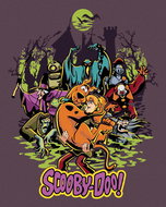 Zuty - Shaggy, scooby-doo and monsters, 40×50 cm, stretched canvas on frame - Painting by Numbers