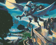 Zuty - Sirius black on the run (harry potter), 40×50 cm, stretched canvas on frame - Painting by Numbers