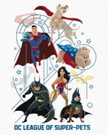 Zuty - Superman, batman, wonder woman (dc liga supermazlíčků), 40×50 cm - Malování podle čísel