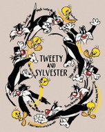Zuty - Sylvester and Tweets (looney tunes), 40×50 cm, without frame and without canvas shut off - Painting by Numbers