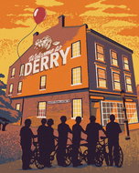 Zuty - Welcome to Derry (it), 40×50 cm, stretched canvas on frame - Painting by Numbers