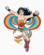 Zuty - Wonder woman rainbow II, 40×50 cm, without frame and without shutting off the canvas - Painting by Numbers
