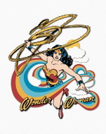 Zuty - Wonder woman rainbow IV, 40×50 cm, without frame and without shutting off the canvas - Painting by Numbers