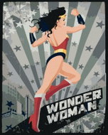 Zuty - Wonder woman star IV, 40×50 cm, off canvas on frame - Painting by Numbers