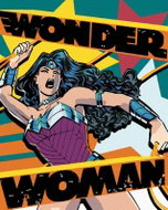 Zuty - Wonder woman screaming poster, 40×50 cm, stretched canvas on frame - Painting by Numbers