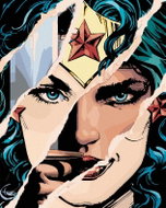 Zuty - Wonder woman paper II, 40×50 cm, off canvas on frame - Painting by Numbers