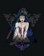 Zuty - Wonder woman triangle, 40×50 cm, off canvas on frame - Painting by Numbers