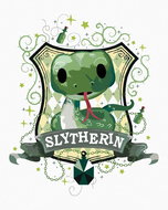 Zuty - Slytherin (harry potter), 40×50 cm, stretched canvas on frame - Painting by Numbers
