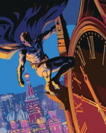 Zuty - Batman at the top of the tower, 40×50 cm, without frame and without canvas shut off - Painting by Numbers