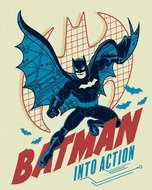 Zuty - Batman in action, 40×50 cm, without frame and without shutting off the canvas - Painting by Numbers