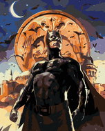 Zuty - Batman in the Night City, 40×50 cm, without frame and without canvas shut off - Painting by Numbers