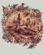 Zuty - Hogwarts (harry potter), 40×50 cm, without frame and without canvas shut off - Painting by Numbers