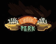 Zuty - Central perk neon (friends), 40×50 cm, off canvas on frame - Painting by Numbers