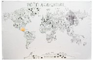 Amadeus Samolepící mapa světa k vybarvení 90 × 60 cm - Samolepicí dekorace