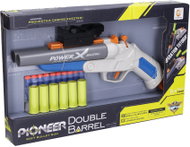 WIKY Pioneer Double Barrel Foam Bullet Gun with Cartridges 37cm - Toy Gun