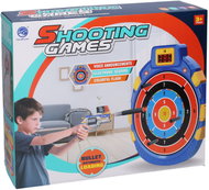 WIKY Pistol with Foam Darts and Digital Target 33 × 39.5cm - Gun