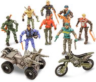 Lanard The Corps Vojáci s motorkou 11 cm - Herní set