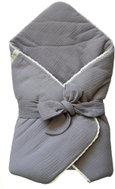 Pinkie Zavinovačka Bellou Muslin grey II. BIO bavlna - Swaddle Blanket