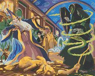 Albus brumbál a lord Voldemort (Harry Potter), 40×50 cm, vypnuté plátno na rám - Painting by Numbers