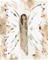 Anděl s hnědými vlasy (Haley Bush), 80×100 cm, vypnuté plátno na rám - Painting by Numbers