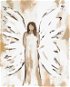 Anděl s hnědými vlasy 3 (Haley Bush), 80×100 cm, vypnuté plátno na rám - Painting by Numbers