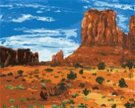 Arizona národní park, 80×100 cm, vypnuté plátno na rám - Painting by Numbers