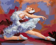 Baletka v pestrých barvách, 80×100 cm, bez rámu a bez vypnutí plátna - Painting by Numbers