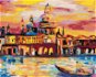 Benátky, 80 × 100 cm, plátno napnuté na rám - Maľovanie podľa čísel