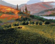 Bludiště před Bradavicemi (Harry Potter), 40×50 cm, bez rámu a bez vypnutí plátna - Painting by Numbers